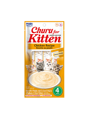 Churu Kitten Pollo 4 Unidades