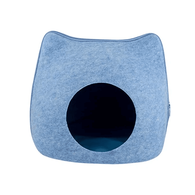 Refugio Iglú de Fieltro Forma de Gato 2