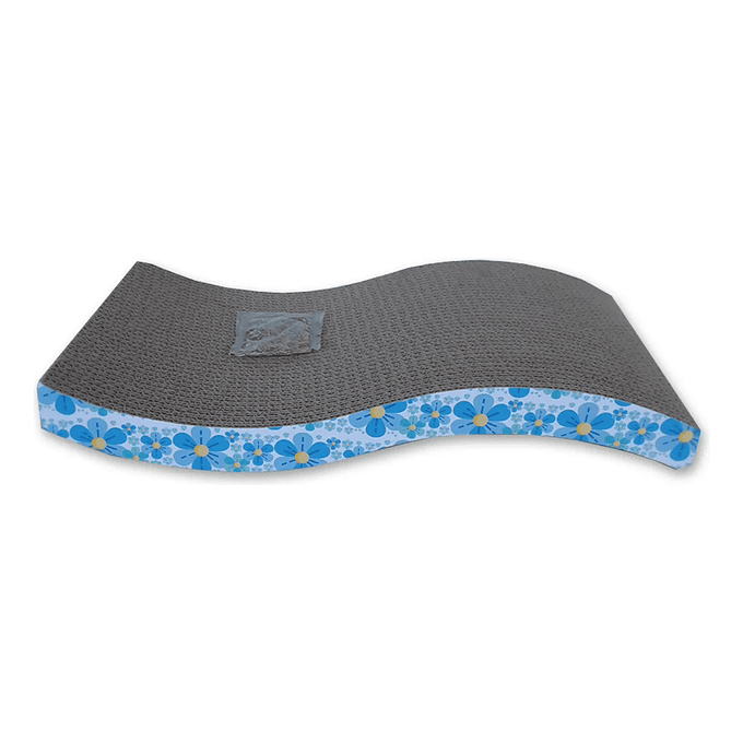 Rascador Curvo con Diseño de Flores  1