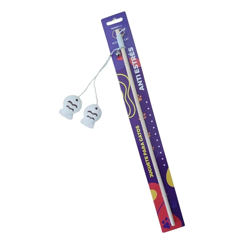 Wonder Cat Varita de Madera con Pescaditos  1