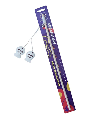 Wonder Cat Varita de Madera con Pescaditos 