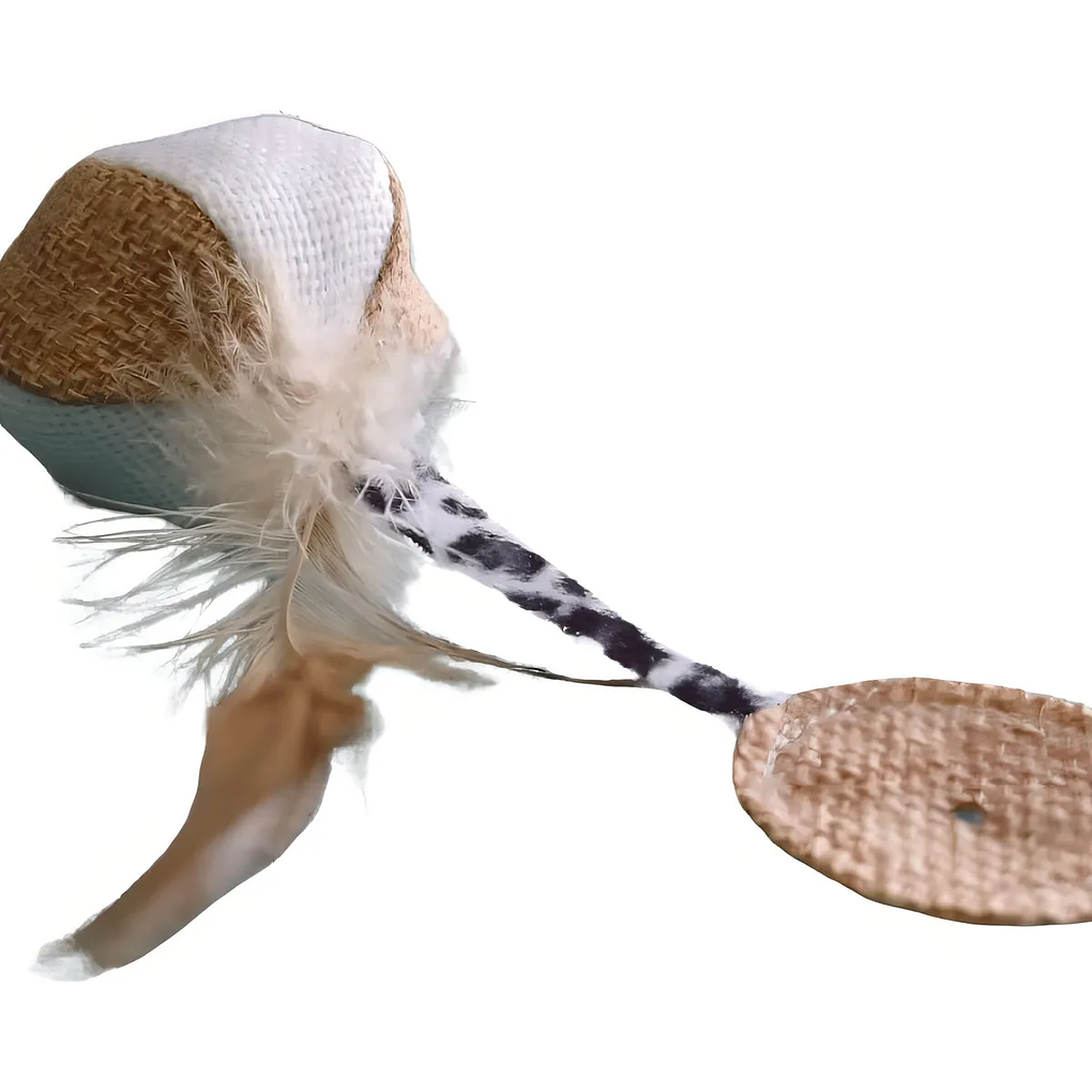 Wonder Cat varita de Madera y Bola de Lino 2