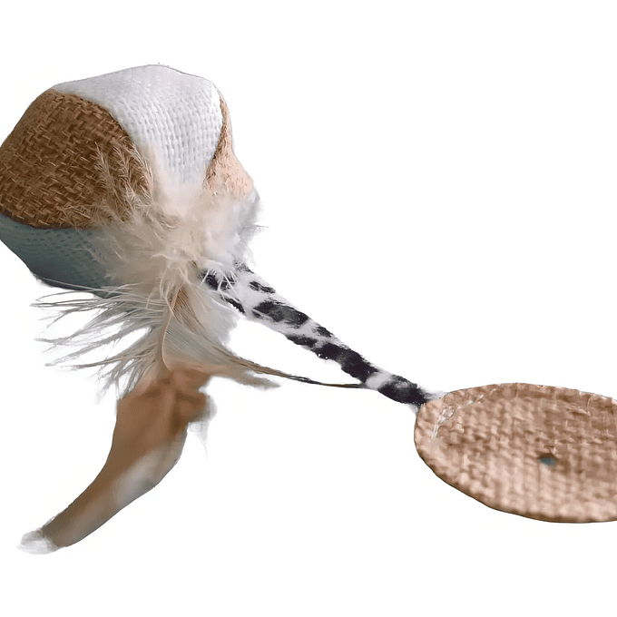 Wonder Cat varita de Madera y Bola de Lino 2