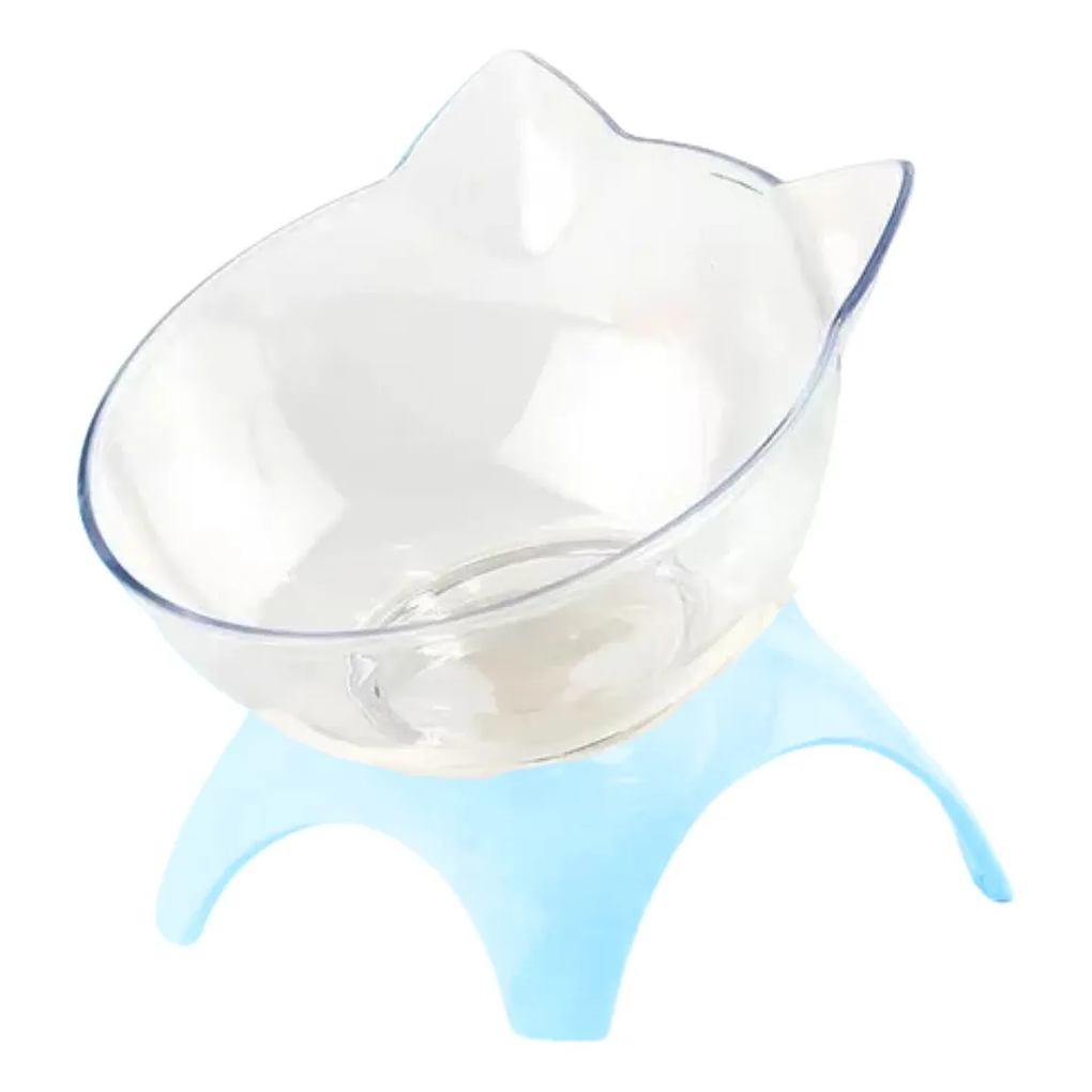 Plato Elevado Plástico Trasparente  1