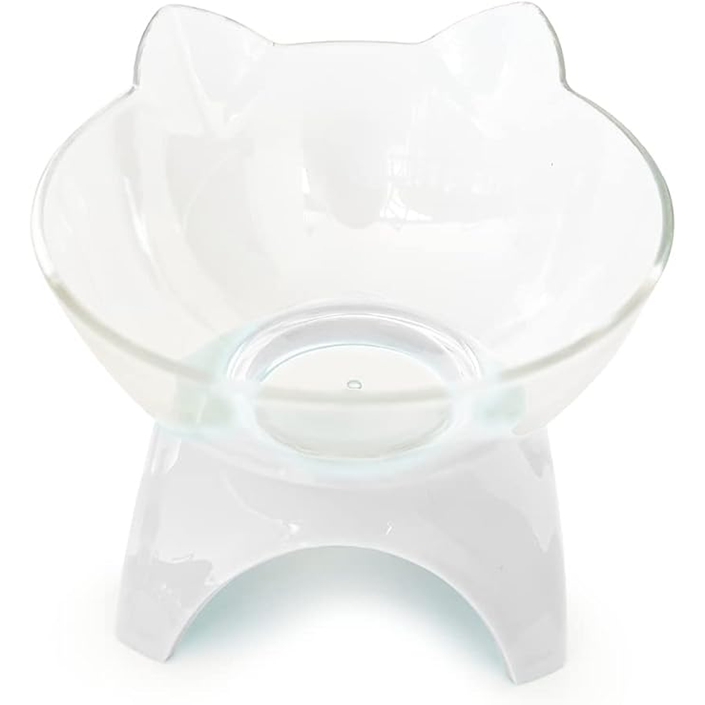 Plato Elevado Plástico Trasparente  3