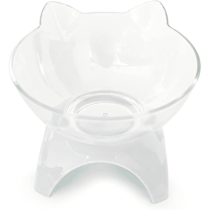 Plato Elevado Plástico Trasparente  3