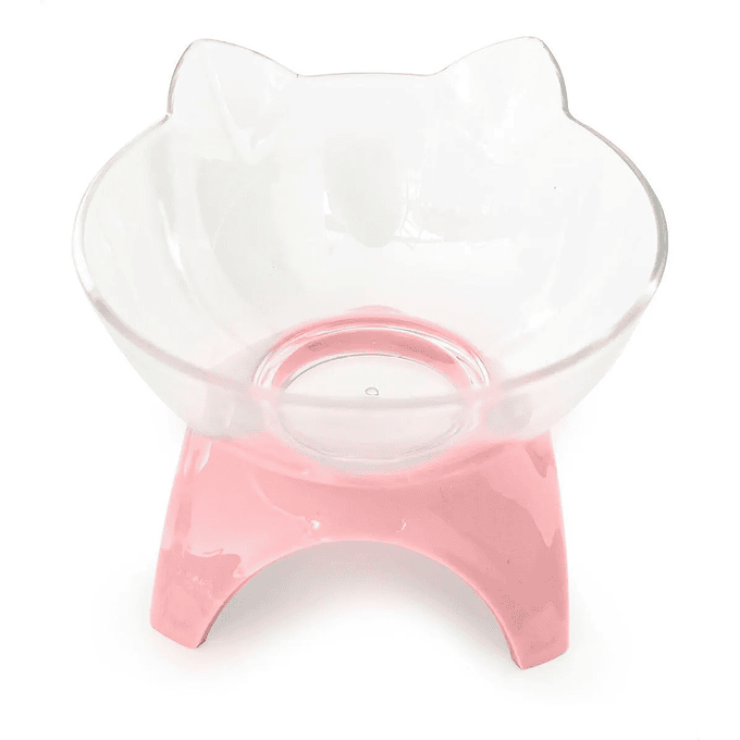 Plato Elevado Plástico Trasparente  2