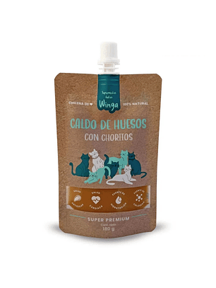 Winga Caldo de Huesos con Choritos 