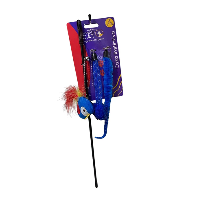 Wonder Cat Varita 3 Señuelos Azules  1
