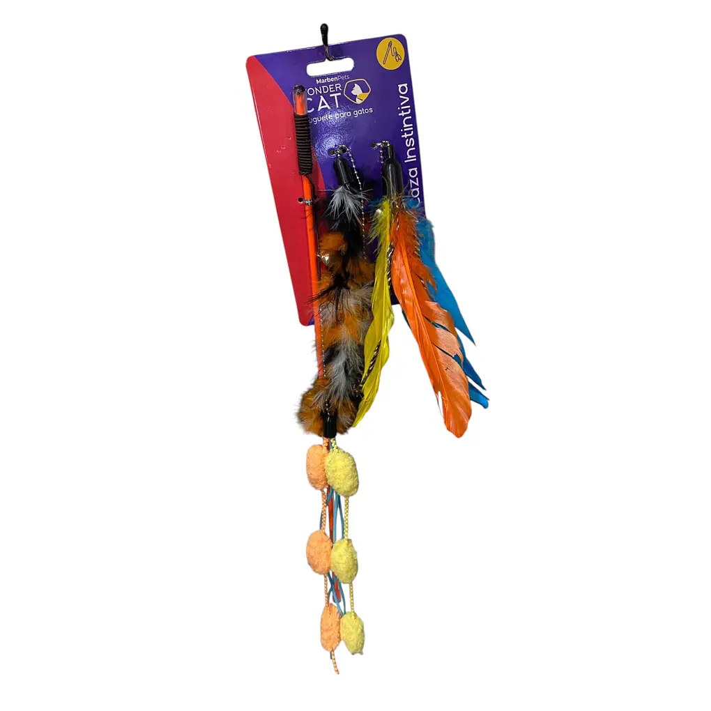 Wonder Cat Varita 3 Señuelos Naranjos   1