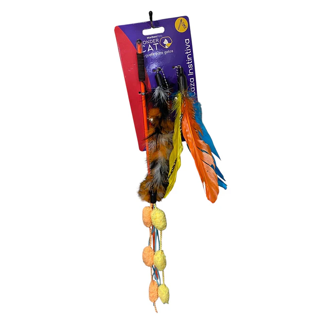 Wonder Cat Varita 3 Señuelos Naranjos   1