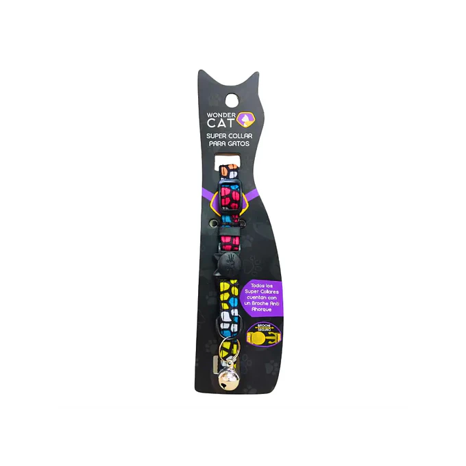 Wonder Cat Collar Antiahorque Diseño Rocas 1