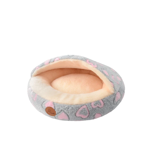 Cama Concha Diseño Corazones  1