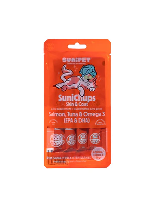 SuniChups Skin & Coat 4 Unidades 
