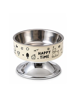 Comedero Altura Acero Inoxidable HappyTime