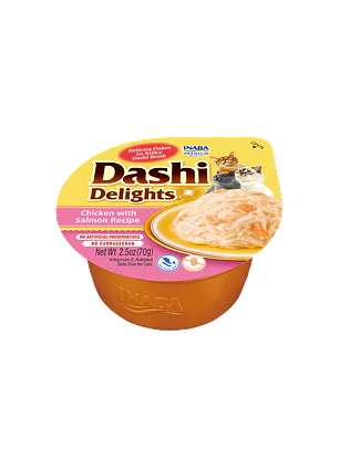 Dashi Delights Pollo y Salmón Recipe 70g