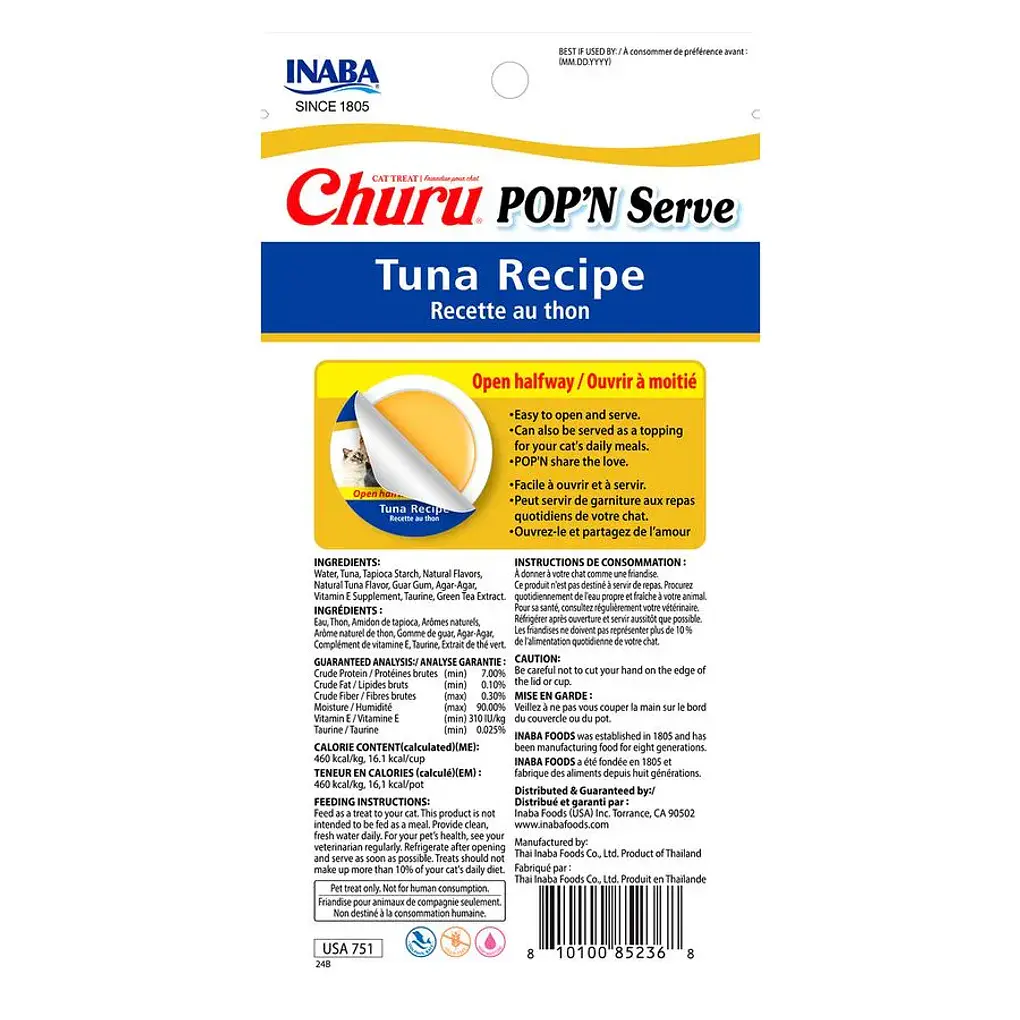 Churu Pop N Serve Sabor Atún  3