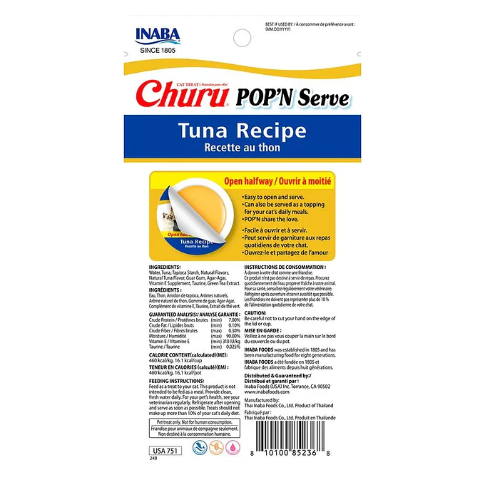 Churu Pop N Serve Sabor Atún  3
