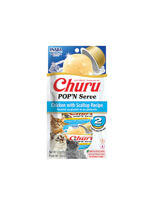 Churu Pop N Serve Sabor Pollo y Ostión  
