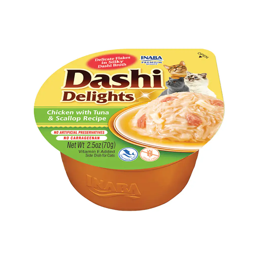 Dashi Delights Pollo, Atún y Ostión Recipe 70g 1