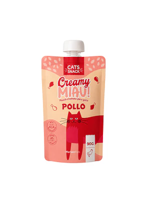 Cats Snack Creamy Miau! Pollo- Pouch 90gr 