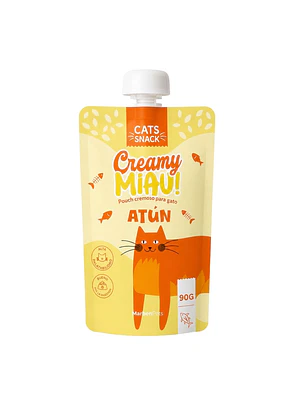 Cats Snack Creamy Miau! Atún- Pouch 90gr 