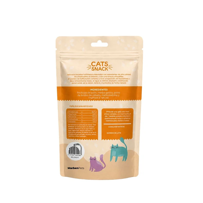 Pollo Liofilizado Con Catnip 50gr  2
