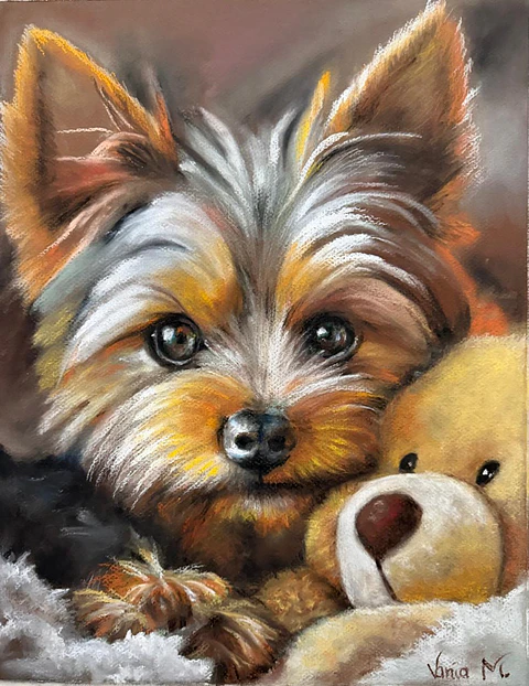 Pintura Yorkshire— Pastel Seco 