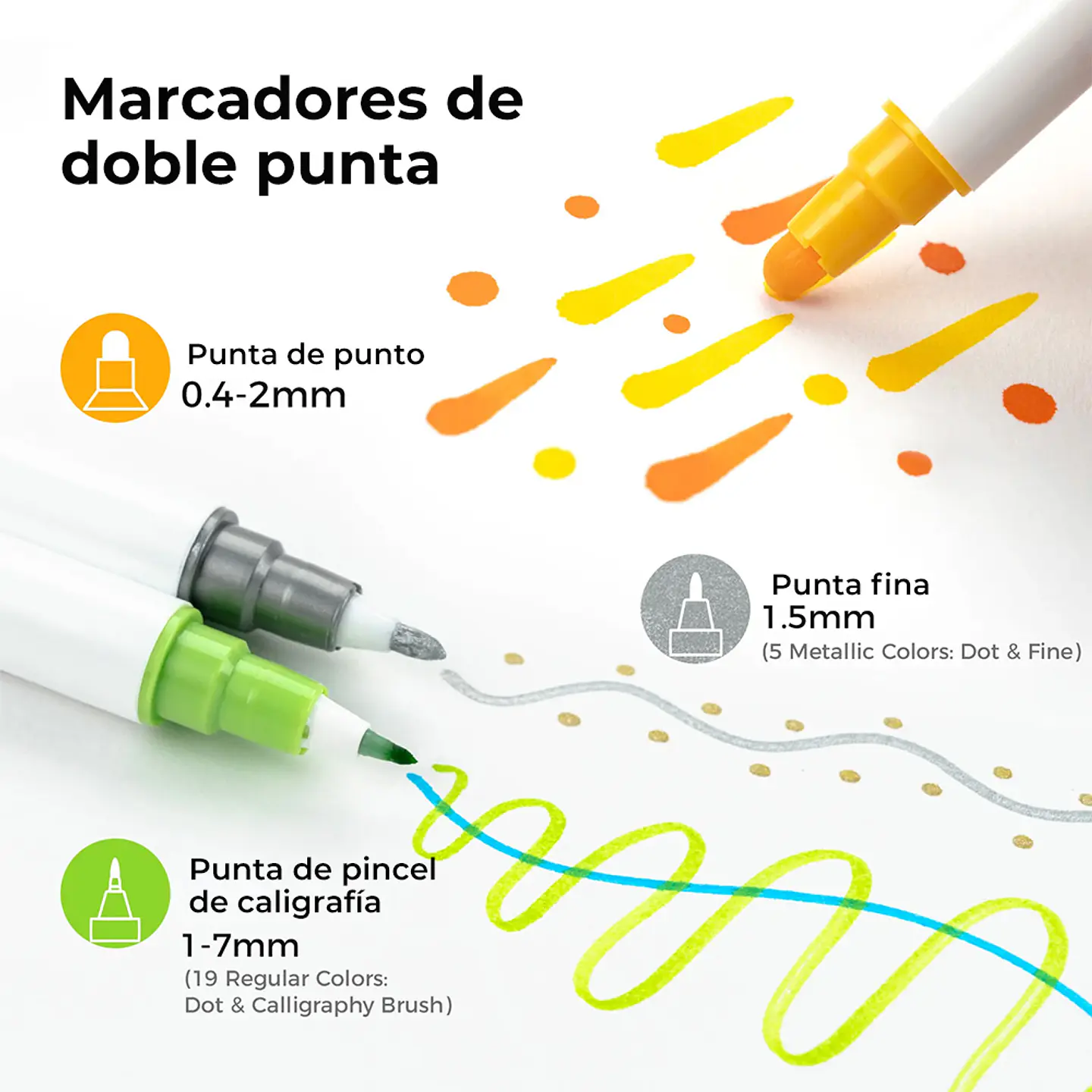 OHUHU KUMIMI 24 MARCADORES DOBLE PUNTA 3