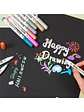 ARRTX MARCADORES METÁLICOS DE PINTURA ACRÍLICA 12 COLORES PUNTA PINCEL - Miniatura 5