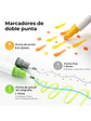 OHUHU KUMIMI 24 MARCADORES DOBLE PUNTA - Miniatura 3