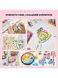 ARRTX MARCADORES ACRÍLICOS DE 30 COLORES (PUNTA PINCEL) - Miniatura 7