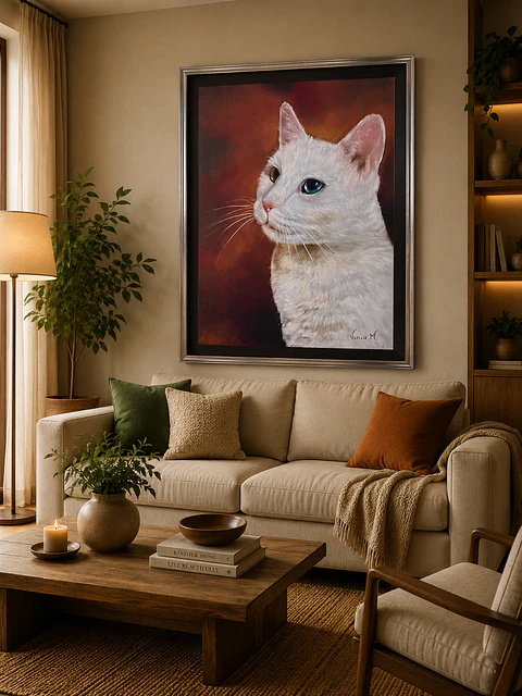 Gato albino 