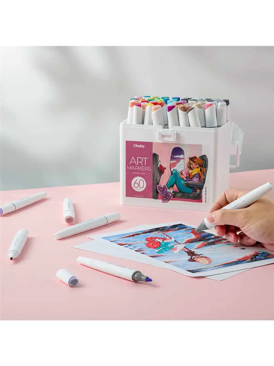 Kit Gatos Artistas + OHUHU 60 Alcohol 2