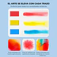 SET DE ACUARELA PLEGABLE DE 56 COLORES CON PINCEL - Miniatura 1