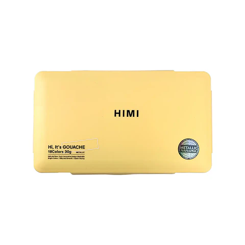 HIMI PINTURA GOUACHE METALIZADA 18 COLORES 30ML (NO INCLUYE PINCEL)