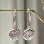 Aros Fulgor Topacio Azul 