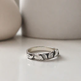 Anillo Hojas