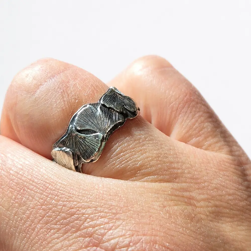 Anillo Ginkgo Biloba