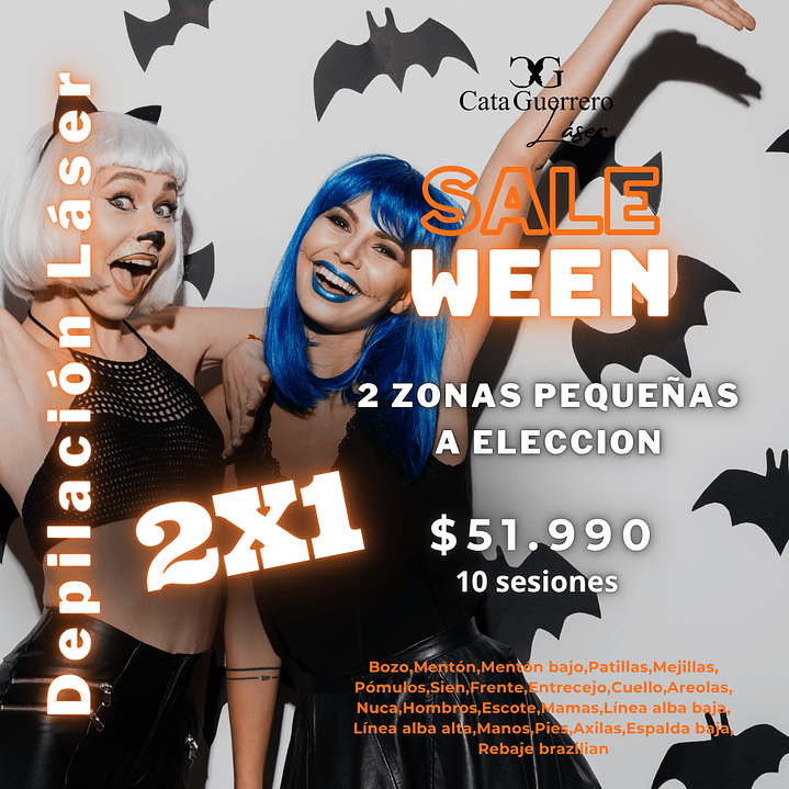 10 SESIONES EN 2 ZONAS PEQUEÑAS A TU ELECCION 1