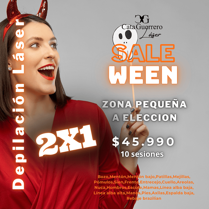 10 SESIONES EN UNA ZONA PEQUEÑA A TU ELECCION 1