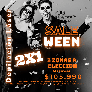 14 sesiones en 3 zonas a tu elección