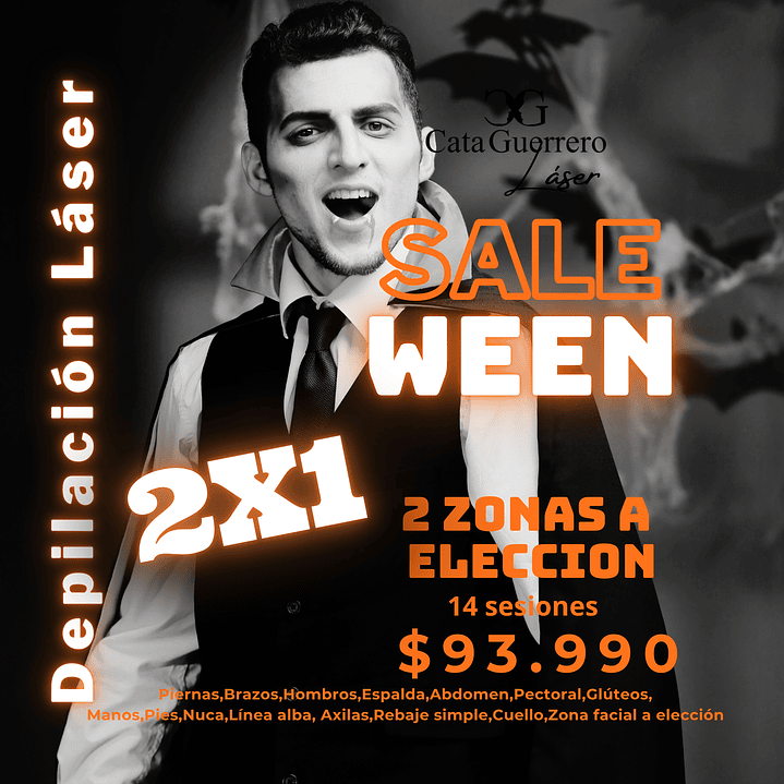 14 sesiones en 2 zonas a tu elección 1