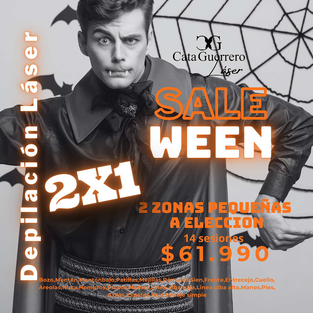 14 sesiones en 2 zonas pequeñas a tu elección 1