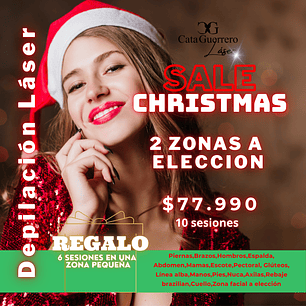 10 SESIONES EN 2 ZONAS A TU ELECCION + 6 SESIONES DE REGALO EN UNA ZONA PEQUEÑA