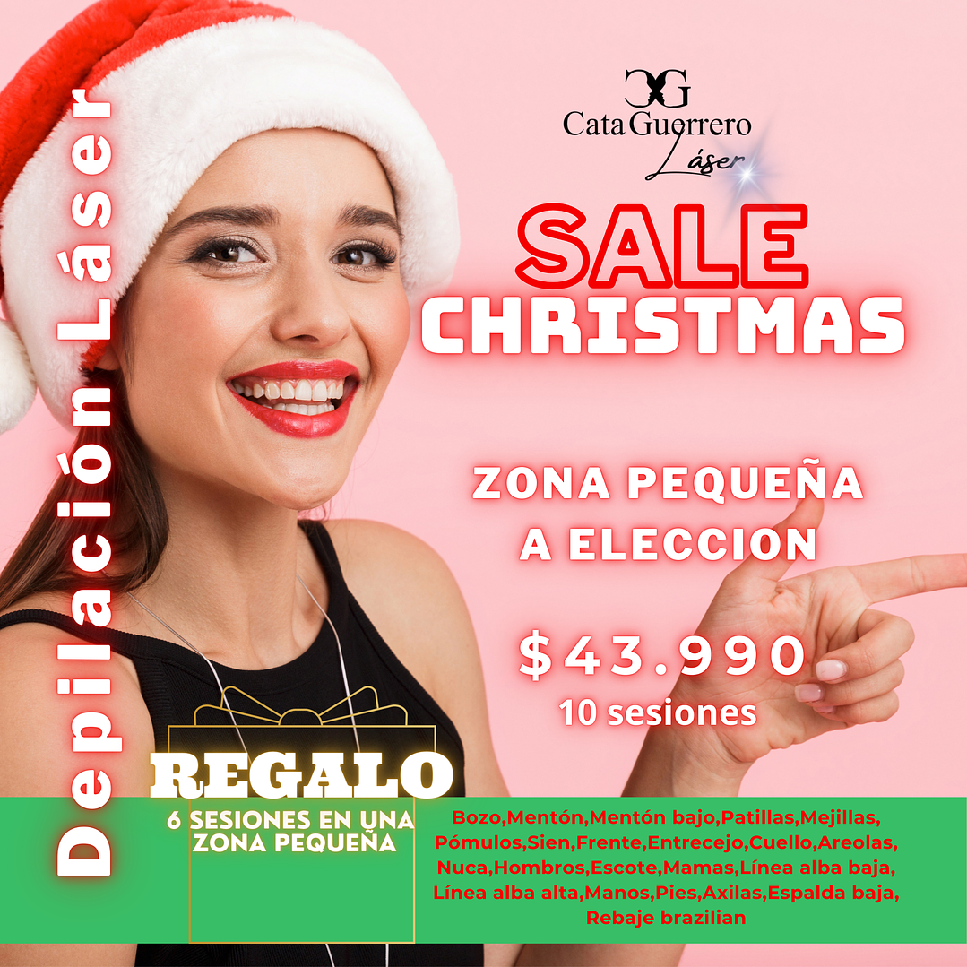 10 SESIONES EN ZONA PEQUEÑA A TU ELECCION + 6 SESIONES DE REGALO EN UNA ZONA PEQUEÑA 1