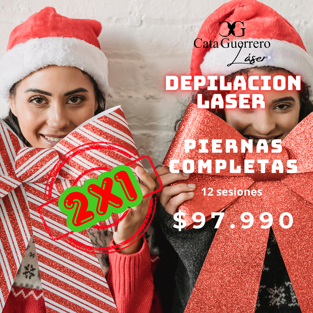 12 SESIONES EN PIERNAS COMPLETAS 2X1 1