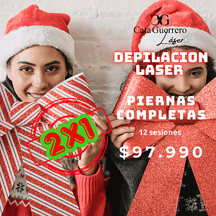 12 SESIONES EN PIERNAS COMPLETAS 2X1