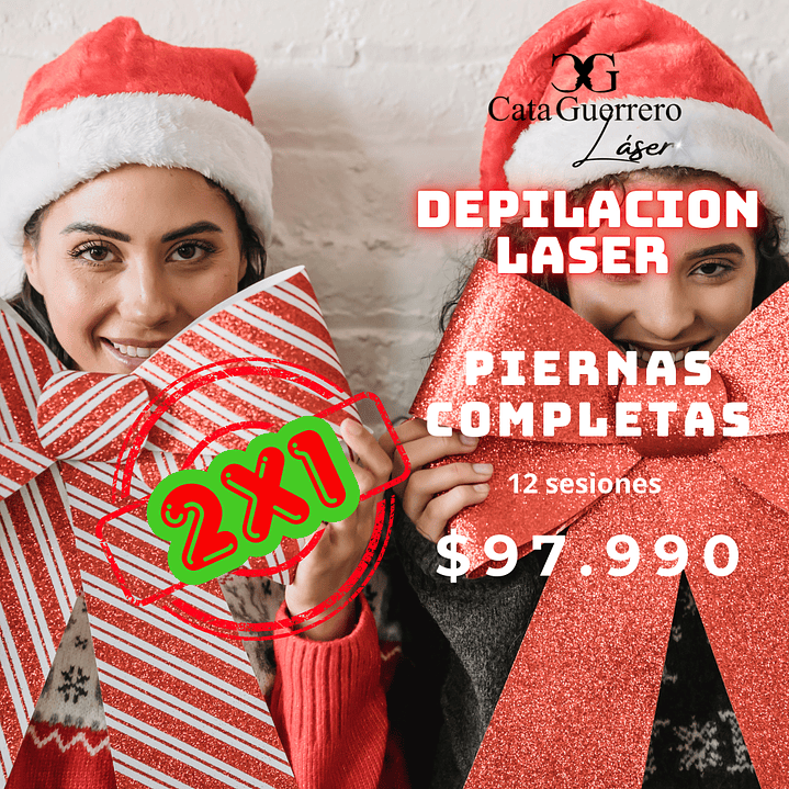 12 SESIONES EN PIERNAS COMPLETAS 2X1 1