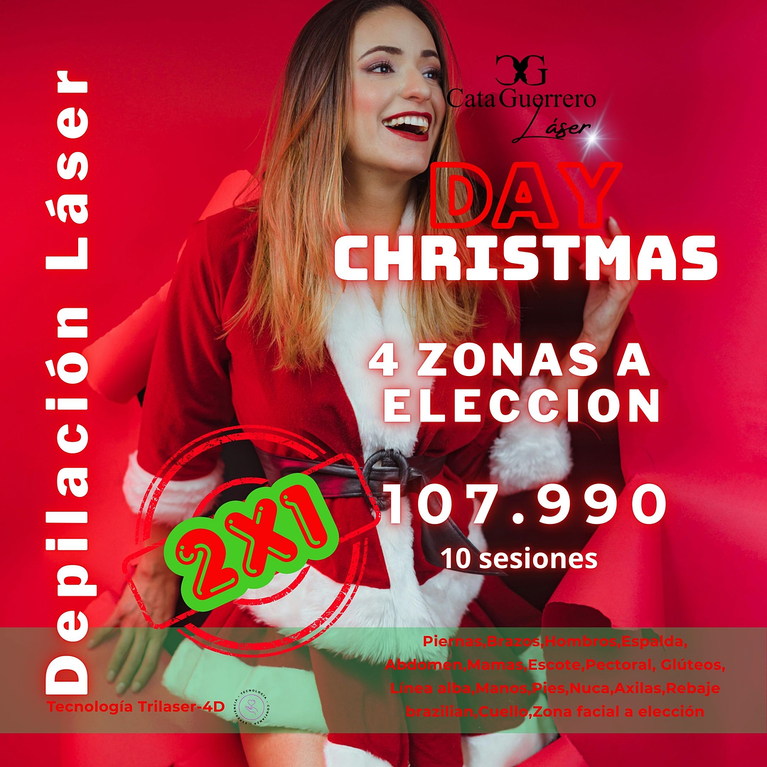 10 SESIONES EN 4 ZONAS A TU ELECCION 2X1 1